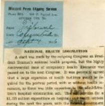 National Health Legislation