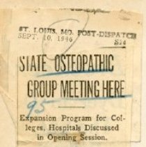 State Osteopathic Group Meeting Here