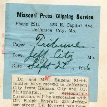 Dr. Strittmatter New Location