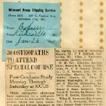 30 Osteopaths to Attend Special Course