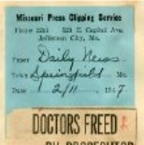 Doctors Freed by Prosecutor