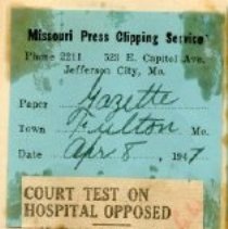 Court Test on Hospital Opened