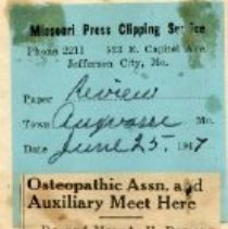 Osteopathic Association and Auxiliary Meeting