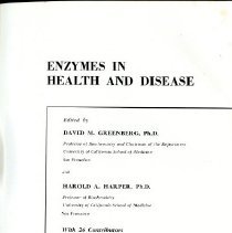 Enzymes in Health and Disease