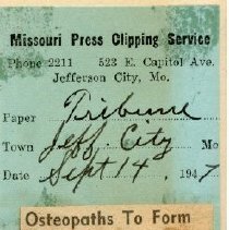 Osteopaths to Form State Organization