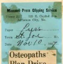 Osteopaths Plan Drive
