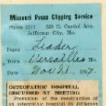 Osteopathic Hospital Discussed at Meeting