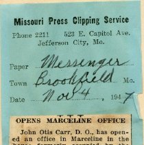 Opens Marceline Office