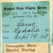 \Osteopaths Have District Meeting