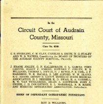 Brief of Defendant Osteopathic Physicians