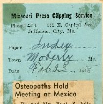 Osteopaths Hold Meeting at Mexico