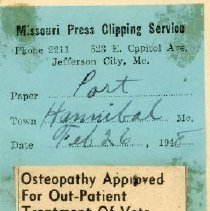 Osteopathy Approved for Out-Patient Treatment of Vets