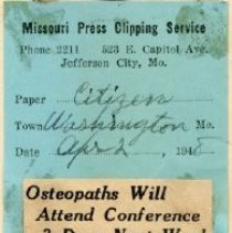 Osteopaths Will Attend Conference 3 Days Next Week