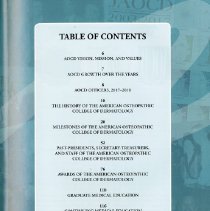 AOCD 60th Anniversary Commemorative Yearbook