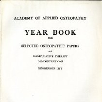 AAO 1949 Yearbook: Of Selected Osteopathic Papers