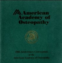 American Academy of Osteopathy 50th Anniversary Convocation