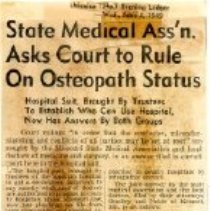 State Medical Association Asks Court to Rule