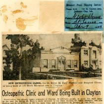 Osteopathic Clinic and Ward Being Built in Clayton
