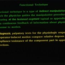Functional Orientation Slide