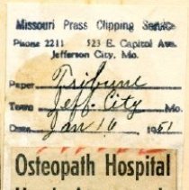 Osteopath Hospital Heads Announced