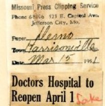 Doctors Hospital to Reopen April 1