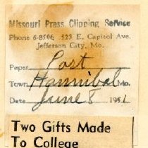 Two Gifts Made to College