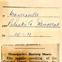 Osteopathic Society Meets