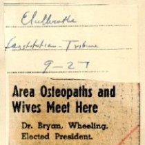 Area Osteopaths and Wives Meet Here