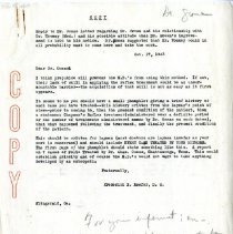 Charles Owens Correspondence