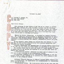 Letter to Leonard Strong Jr. from A. D. Ketcham