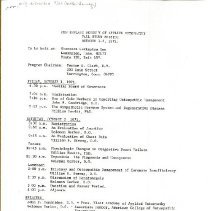 New England Academy of Applied Osteopathy Meeting Program