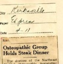 Osteopathic Group Holds Steak Dinner