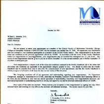 Letter to William Johnston from J. Fernandes