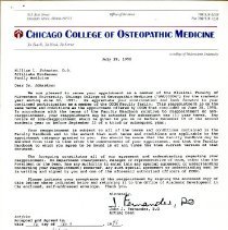 Letter to William Johnston from J. Fernandes