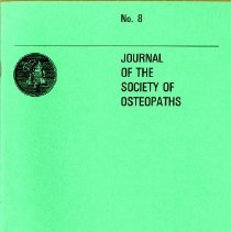 Journal of the Society of Osteopaths Number 8