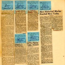 Page 1 of the MAOPS Scrapbook