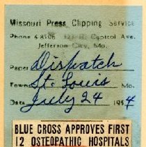 Blue Cross Approves First 12 Osteopathic Hospitals