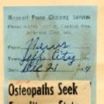 Osteopaths Seek Equality on State Licensing Board