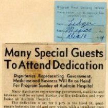 Many Special Guests to Attend Dedication