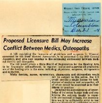 Proposed Licensure Bill May Increase Conflict