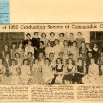 Wives of 1956 Graduating Seniors at Osteopathic College