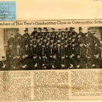 Members of This Years Graduating Class at Osteopathic School