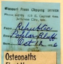 Osteopaths Elect New Officers