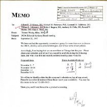 Memorandum from Thomas Allen