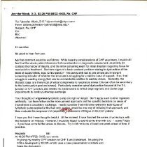 Email Correspondence between Jennifer Micek and William Johnston