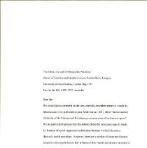 William Johnston Correspondence