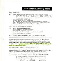JAOA Editorial Advisory Board Memo