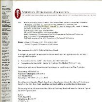 William Johnston Correspondence