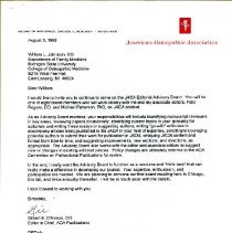 William Johnston and Gilbert D'Alonzo Correspondence