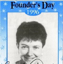 Souvenir Card of Melicien A. Tettambel